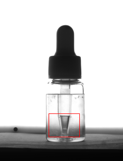 機(jī)器視覺檢系統(tǒng)，玻璃瓶裝精華液體異物檢測插圖2