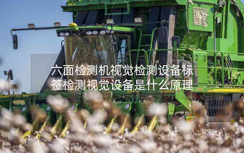 六面檢測機視覺檢測設(shè)備標(biāo)簽檢測視覺設(shè)備是什么原理