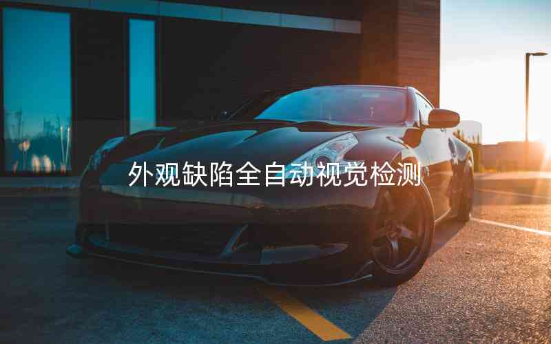 外觀缺陷全自動(dòng)視覺檢測