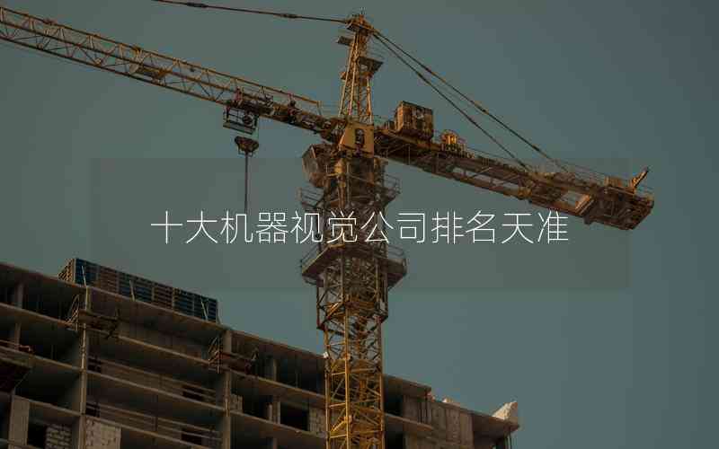 十大機器視覺公司排名天準