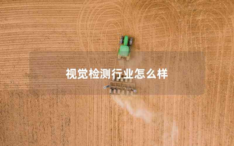 視覺(jué)檢測(cè)行業(yè)怎么樣