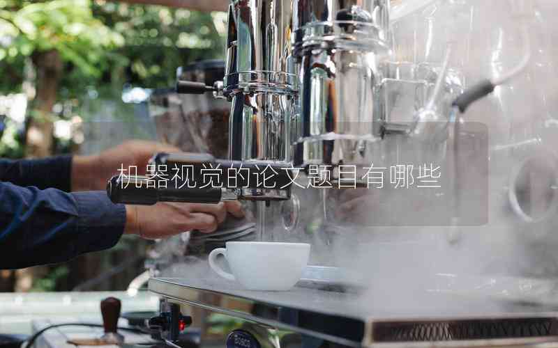 機器視覺的論文題目有哪些