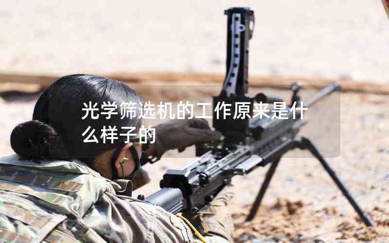 光學(xué)篩選機(jī)的工作原來是什么樣子的