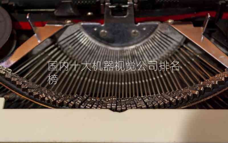 國(guó)內(nèi)十大機(jī)器視覺公司排名榜