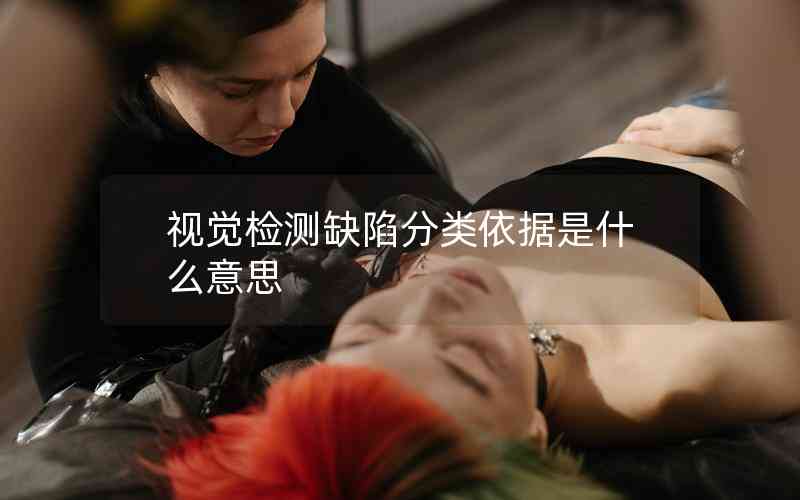 視覺檢測缺陷分類依據是什么意思