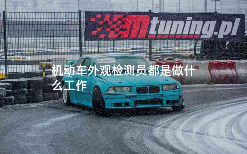 機(jī)動車外觀檢測員都是做什么工作