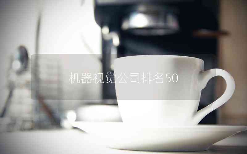 機(jī)器視覺公司排名50