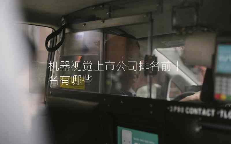 機(jī)器視覺上市公司排名前十名有哪些