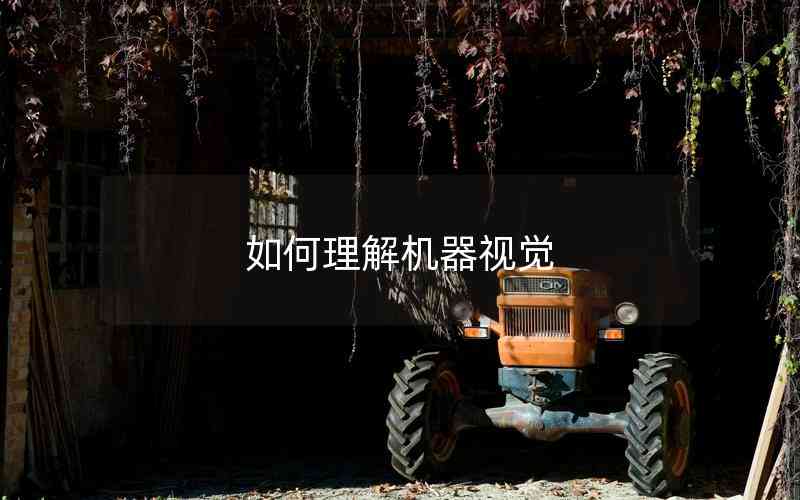 如何理解機器視覺