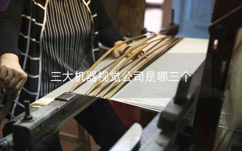三大機(jī)器視覺(jué)公司是哪三個(gè)