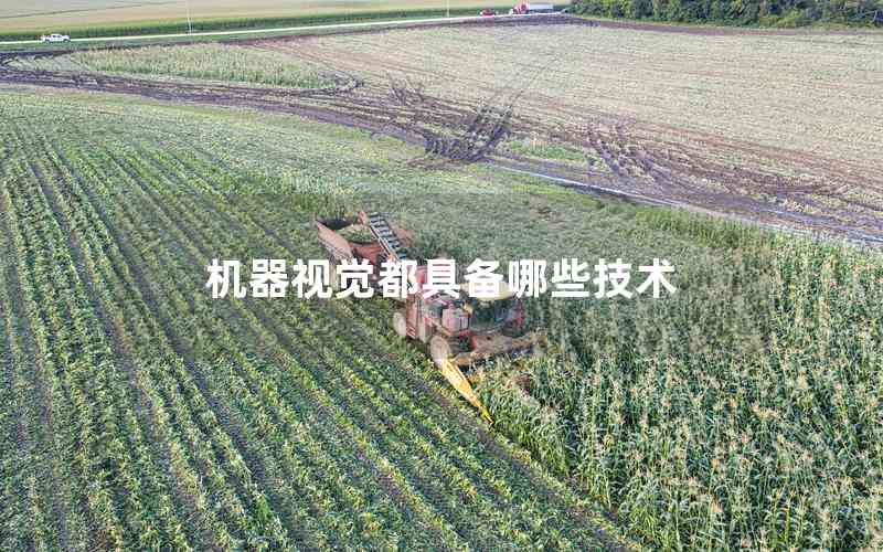 機器視覺都具備哪些技術